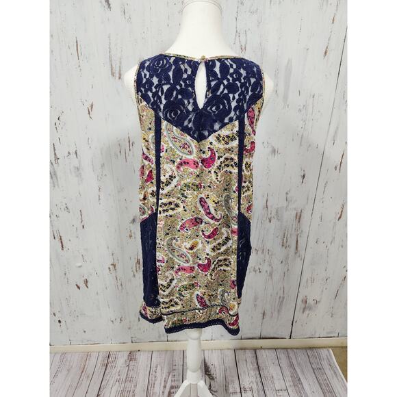Umgee Top Womens M Floral Paisley Lace Cottagecore Romantic Victorian - Picture 6 of 12